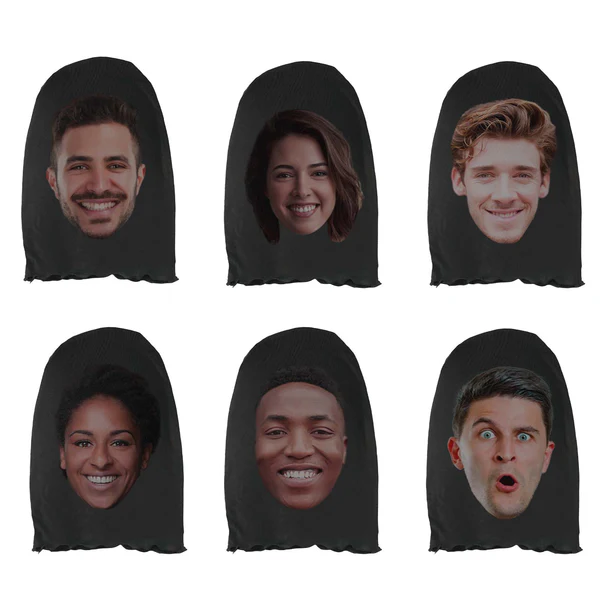Custom Face 3D Spoof Mask Personalized Cosplay Funny Mask Performance Mask for Party for Halloween- mikcustom.com