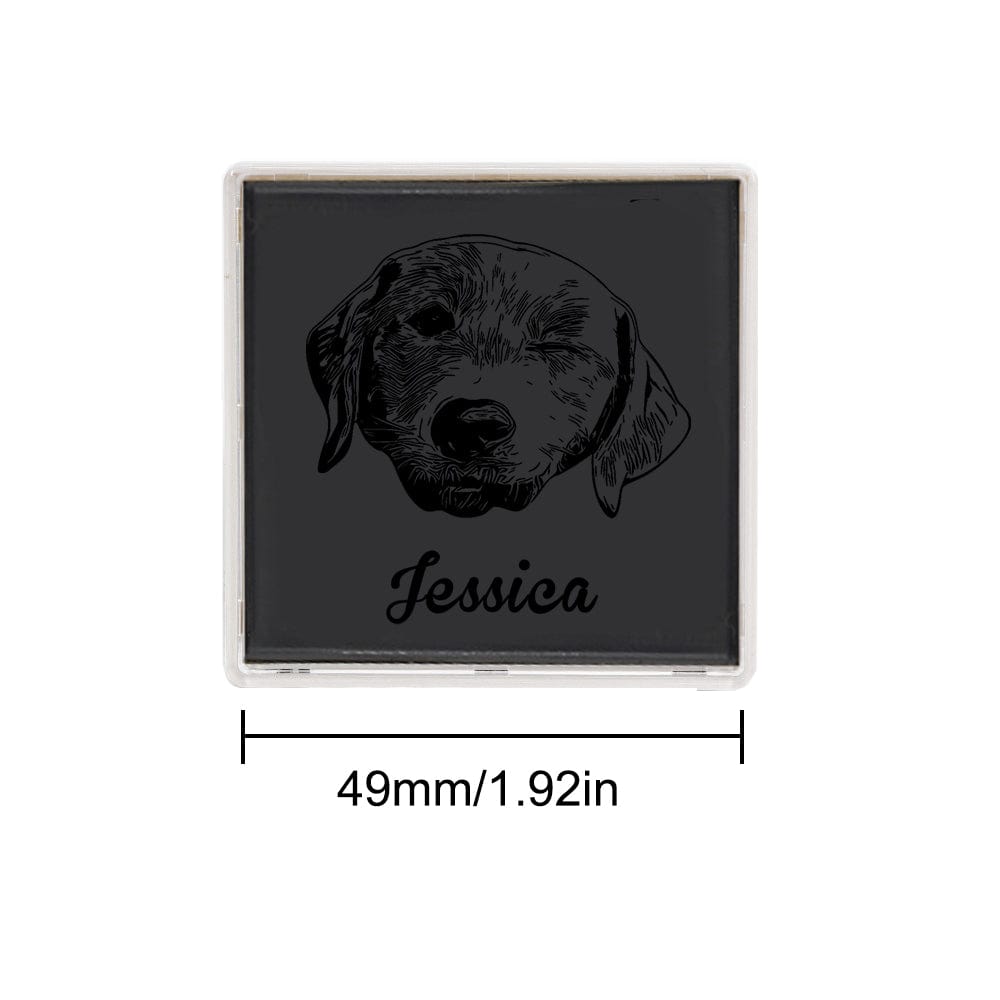 Custom Portrait Stamps Personalized Funny Pet Stamp Gift for Him and Her- mikcustom.com