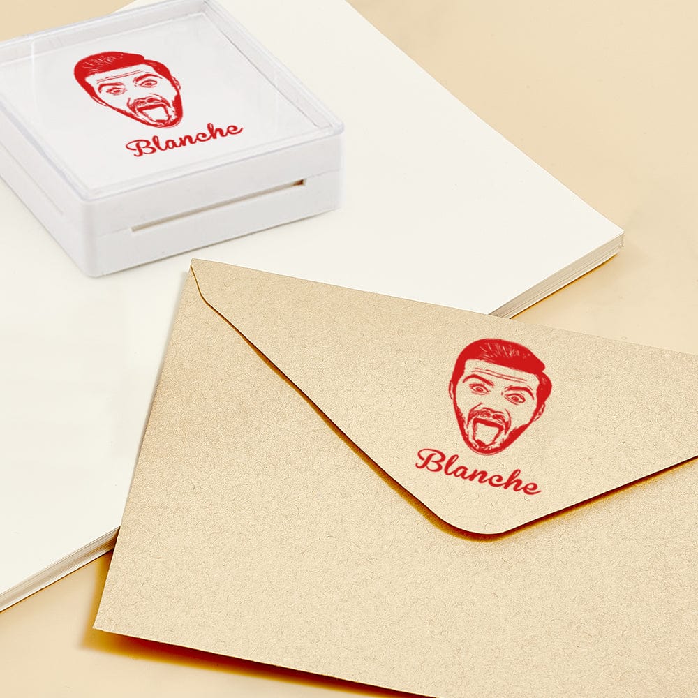 Custom Portrait Stamps Personalized Funny Pet Stamp Gift for Him and Her- mikcustom.com