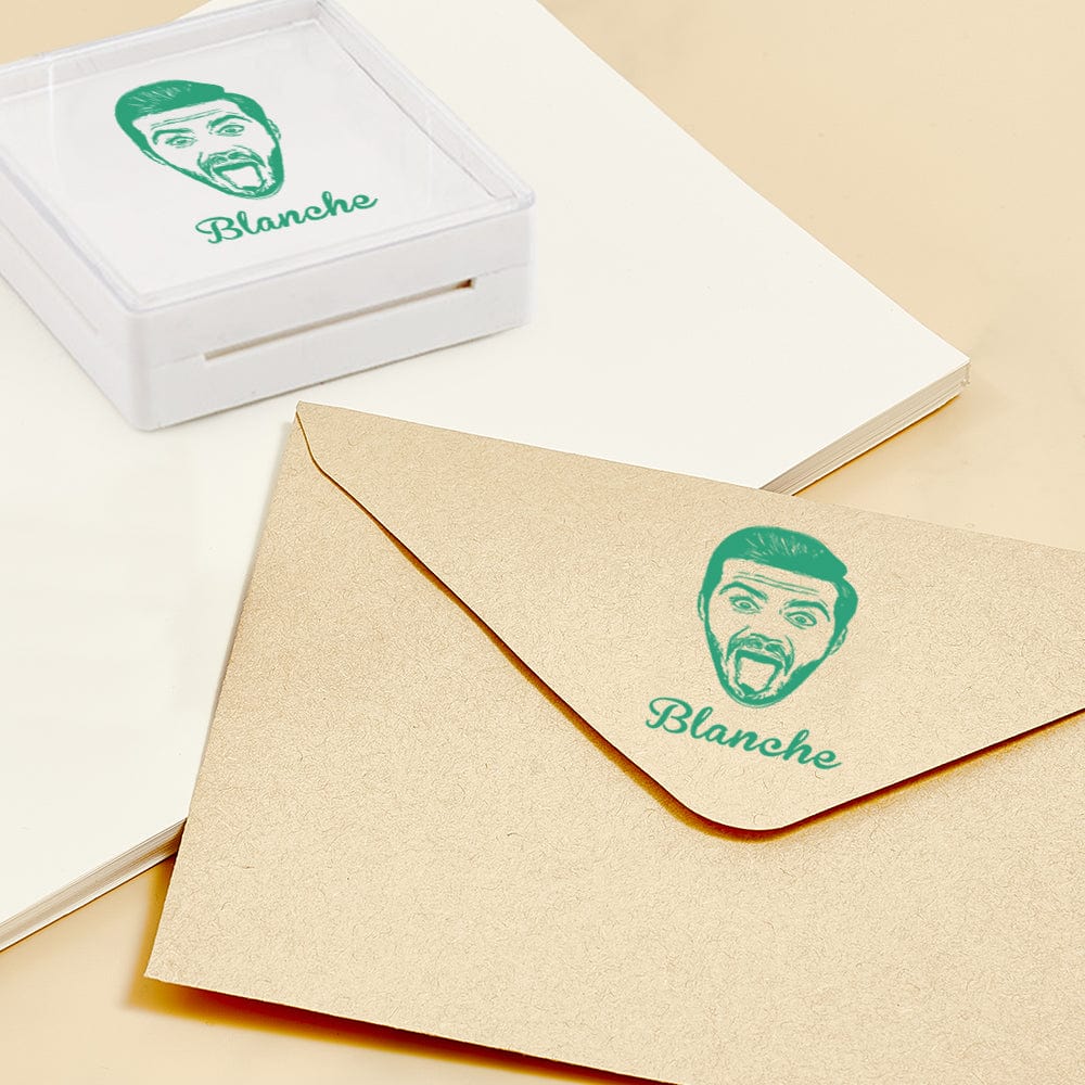 Custom Portrait Stamps Personalized Funny Pet Stamp Gift for Him and Her- mikcustom.com