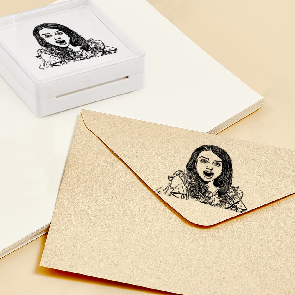 Personalized Portrait Stamp Custom Funny Stamps Gift for Him and Her- mikcustom.com