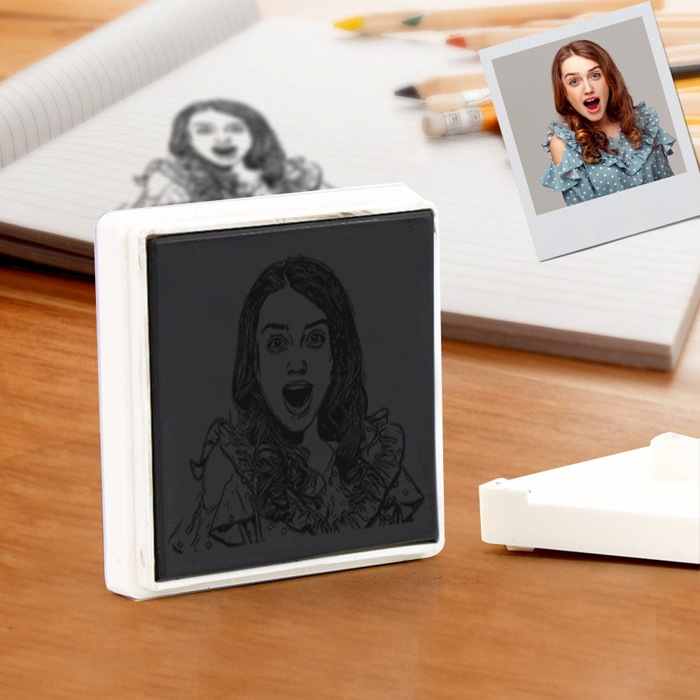 Personalized Portrait Stamp Custom Funny Stamps Gift for Him and Her- mikcustom.com