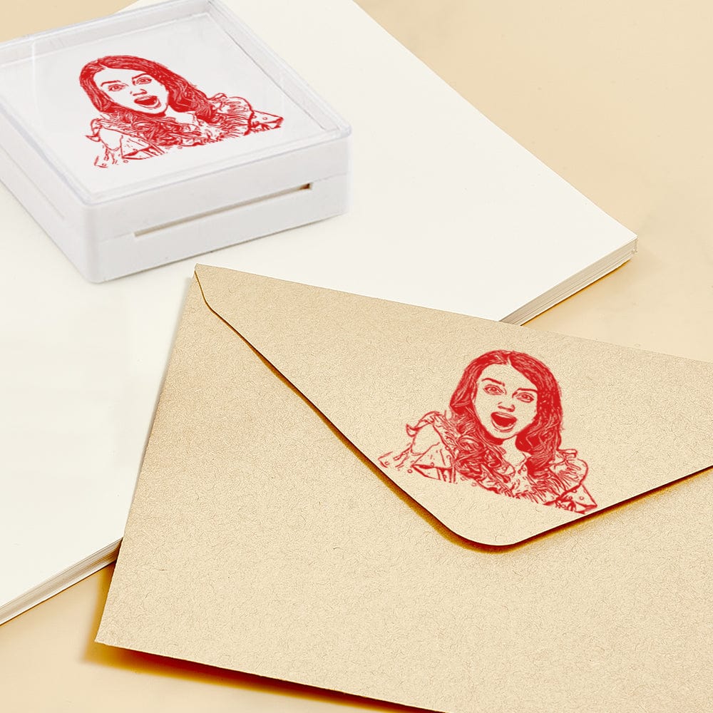Personalized Portrait Stamp Custom Funny Stamps Gift for Him and Her- mikcustom.com