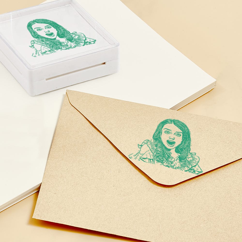 Personalized Portrait Stamp Custom Funny Stamps Gift for Him and Her- mikcustom.com