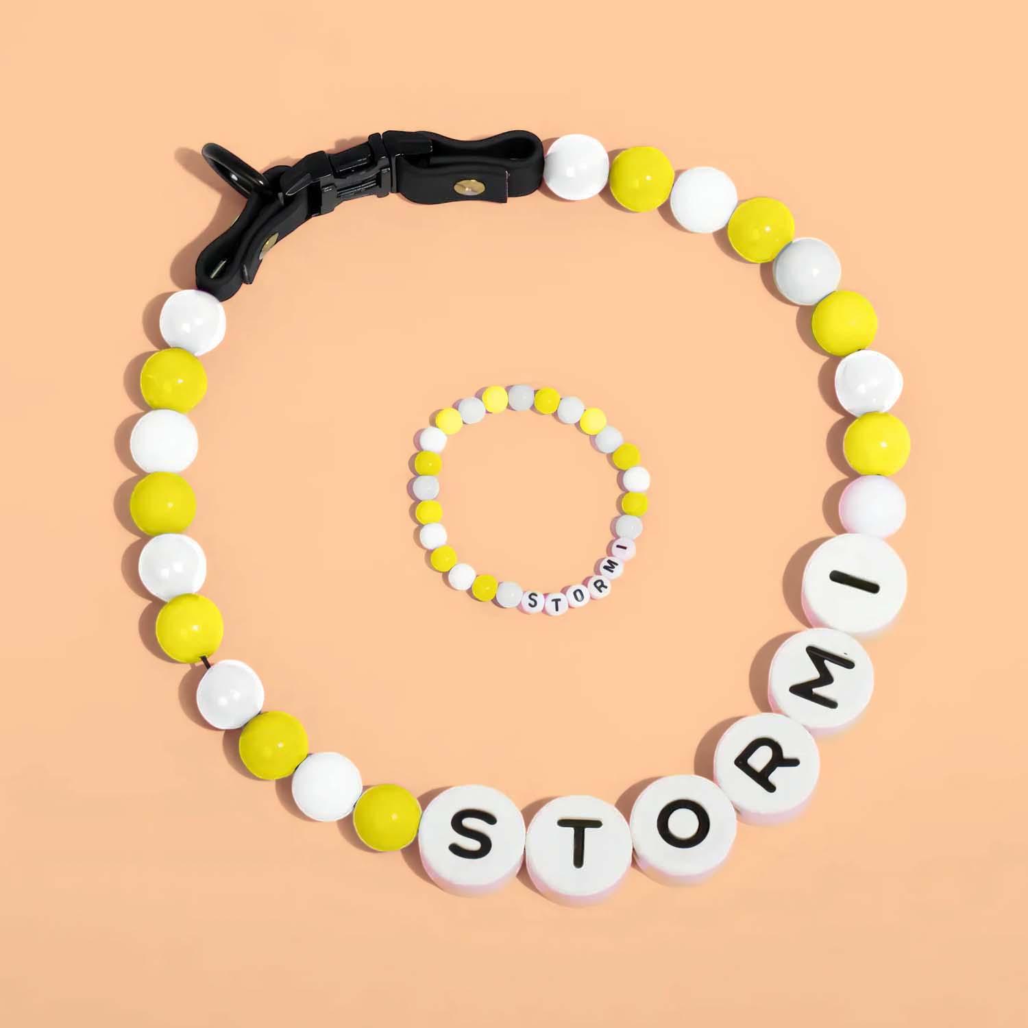 Personalized Pet Name Necklace – Comes with a Free Matching Bracelet- mikcustom.com