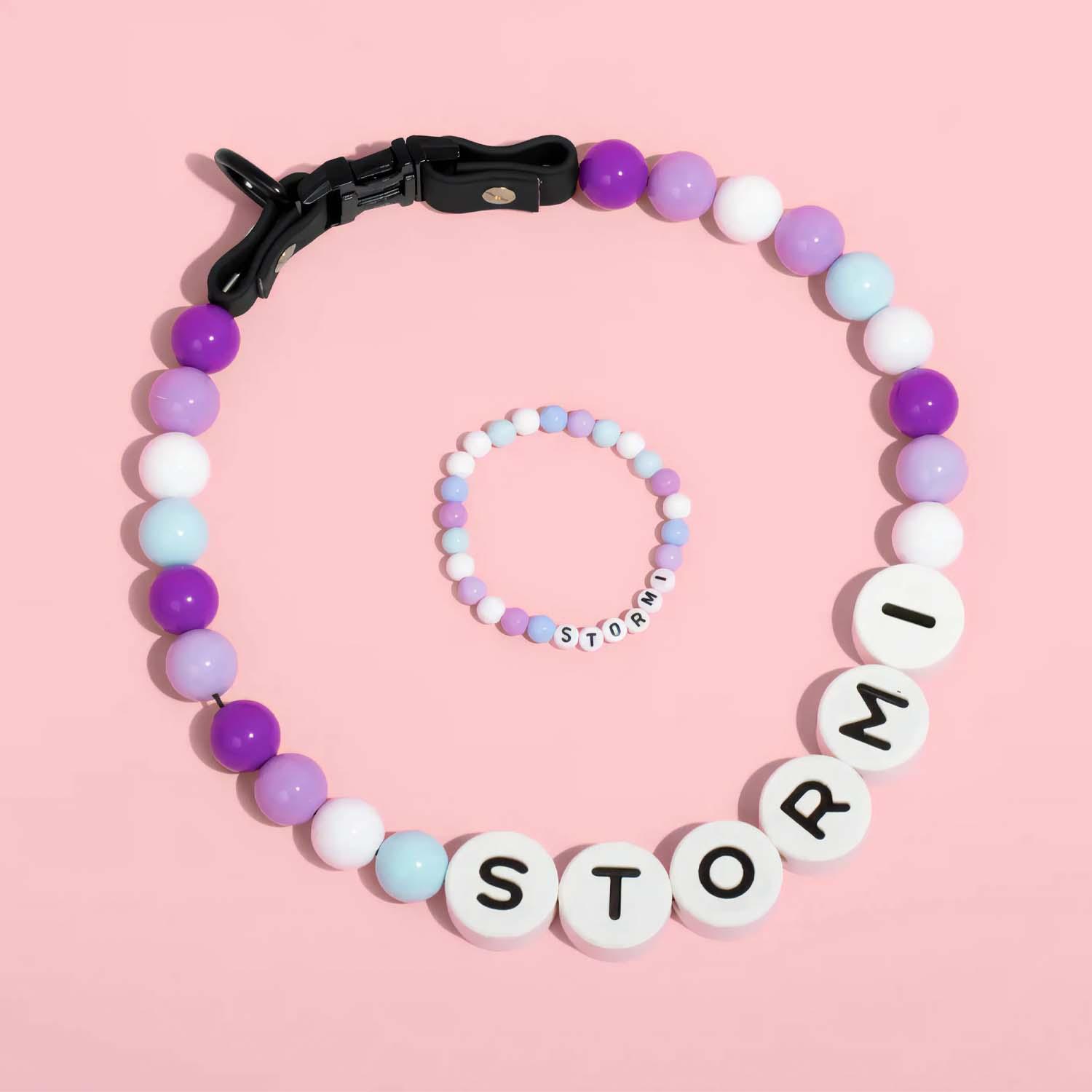 Personalized Pet Name Necklace – Comes with a Free Matching Bracelet- mikcustom.com