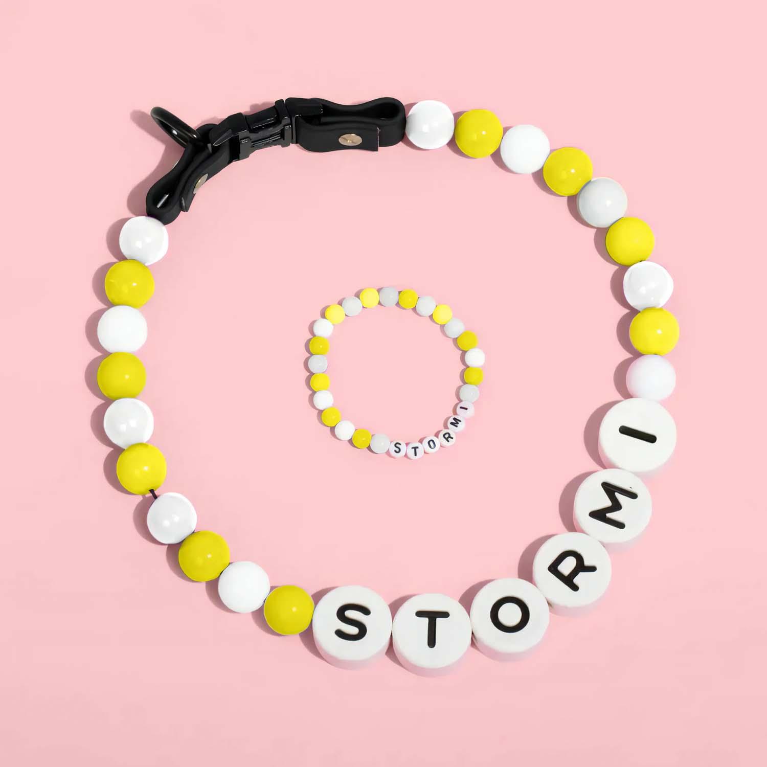 Personalized Pet Name Necklace – Comes with a Free Matching Bracelet- mikcustom.com