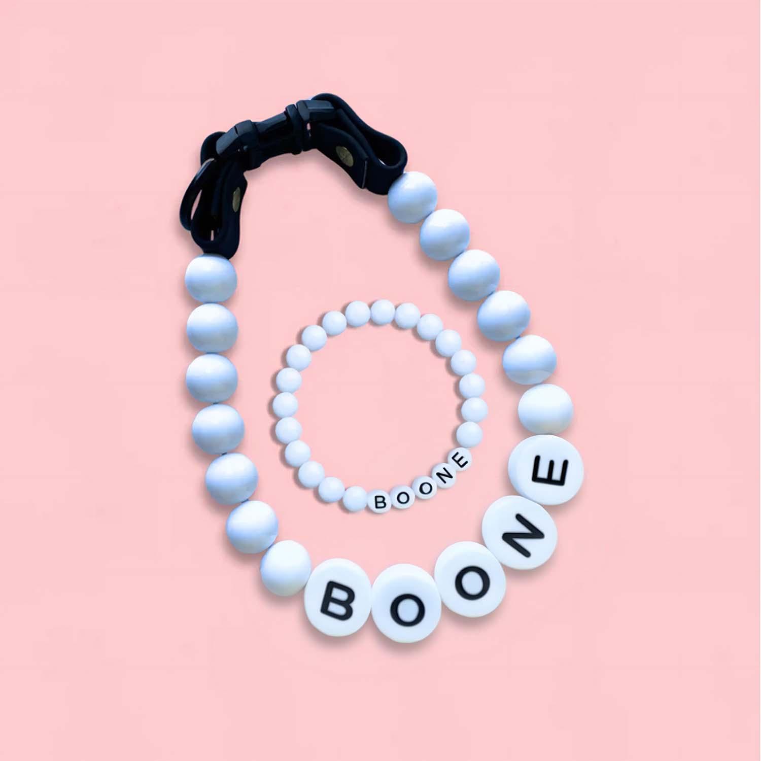Personalized Pet Name Necklace – Comes with a Free Matching Bracelet- mikcustom.com
