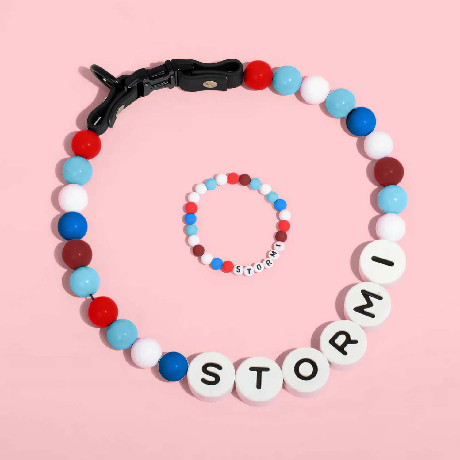 Personalized Pet Name Necklace – Comes with a Free Matching Bracelet- mikcustom.com