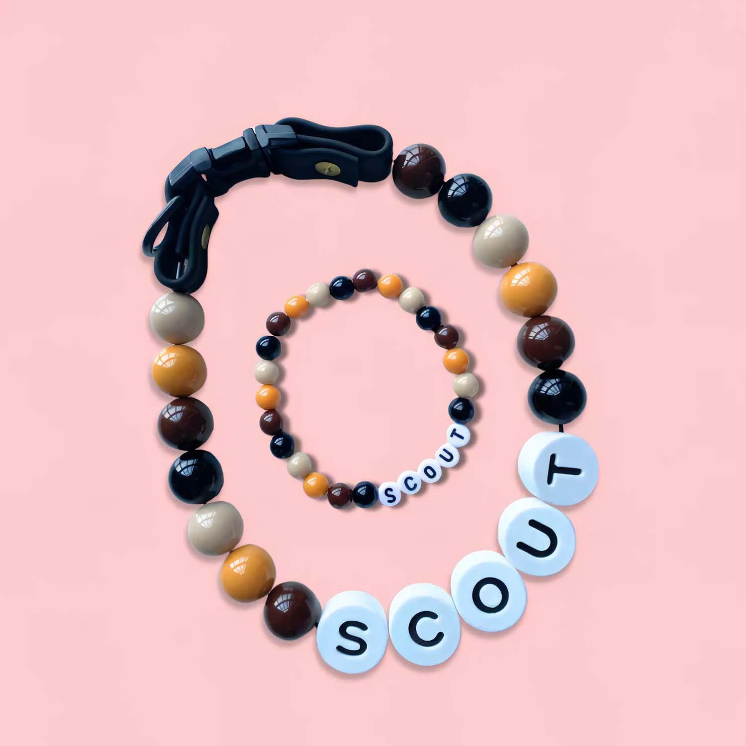 Personalized Pet Name Necklace – Comes with a Free Matching Bracelet- mikcustom.com