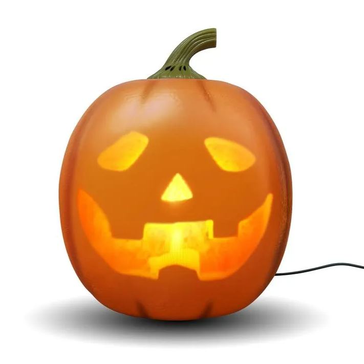 Talking And Singing Pumpkin Lantern Halloween Decoration Props Gift Projector Night Light- mikcustom.com