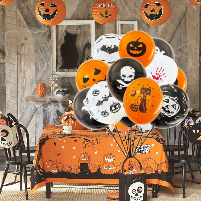 100Pcs Halloween Latex Balloons 12 Inch Balloons for Halloween Party Decorations- mikcustom.com