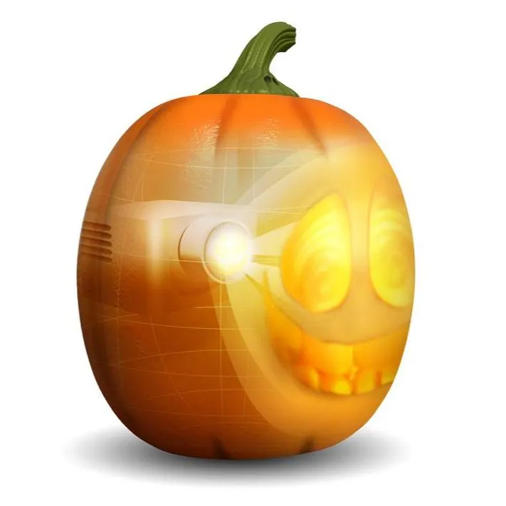 Talking And Singing Pumpkin Lantern Halloween Decoration Props Gift Projector Night Light- mikcustom.com