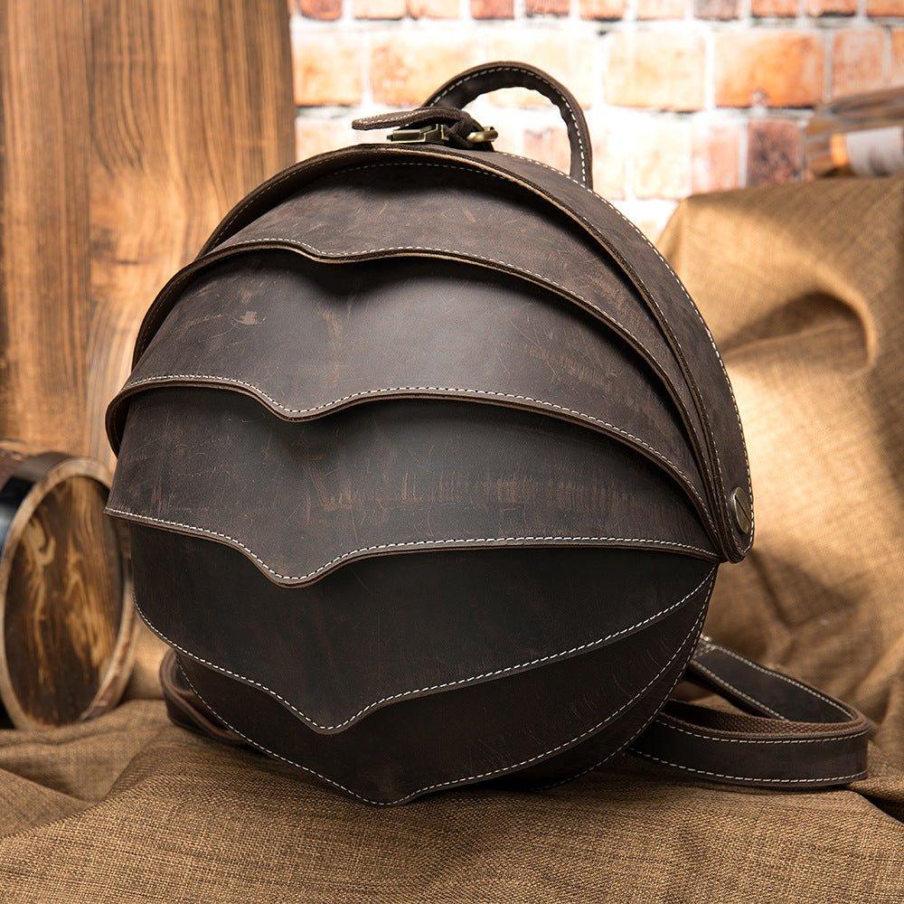 Pangolin Vintage Leather Backpack