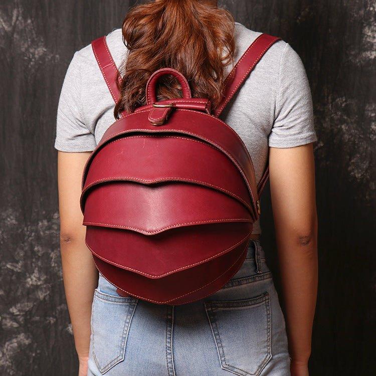 Pangolin Vintage Leather Backpack