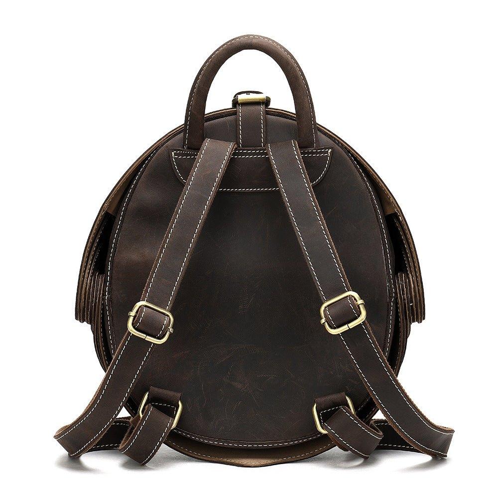 Pangolin Vintage Leather Backpack