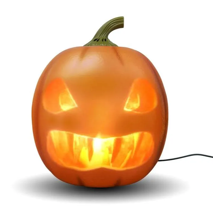 Talking And Singing Pumpkin Lantern Halloween Decoration Props Gift Projector Night Light- mikcustom.com
