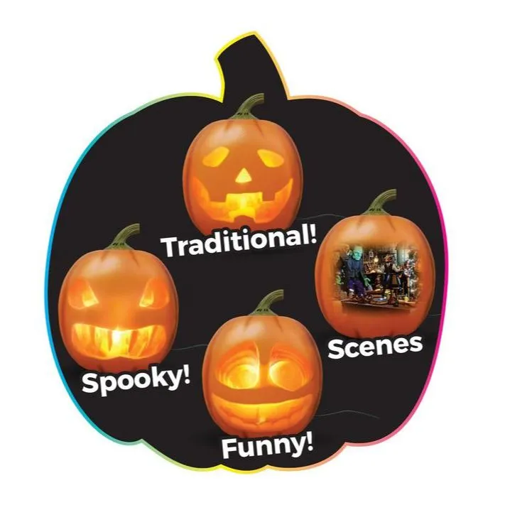 Talking And Singing Pumpkin Lantern Halloween Decoration Props Gift Projector Night Light- mikcustom.com
