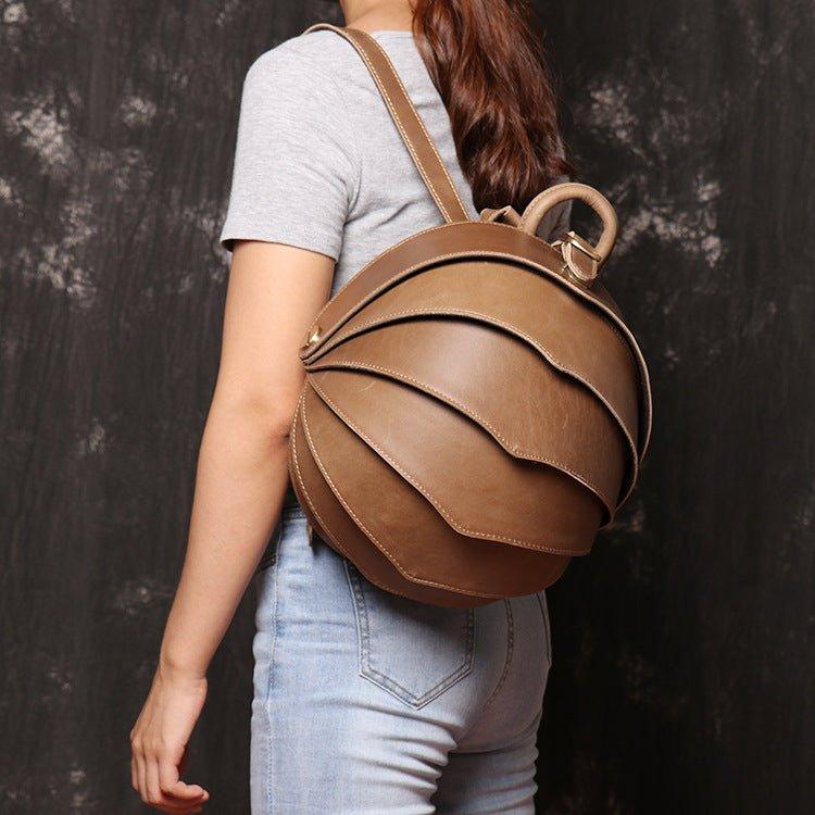 Pangolin Vintage Leather Backpack