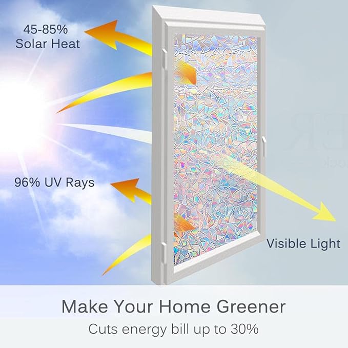 3D Rainbow Window Film