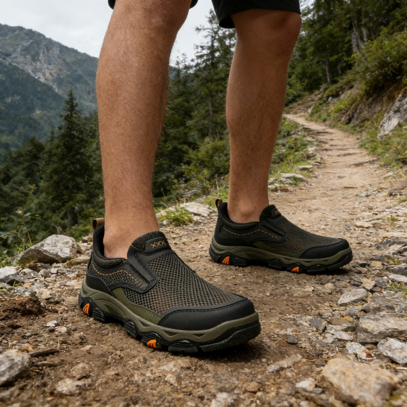 ⏰Last Day! 45% OFF  🔥MANTRAFF®Men's Handmade Genuine Leather Outdoor Breathable Walking Shoes