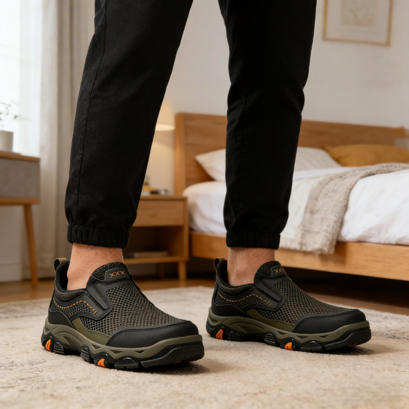 ⏰Last Day! 45% OFF  🔥MANTRAFF®Men's Handmade Genuine Leather Outdoor Breathable Walking Shoes