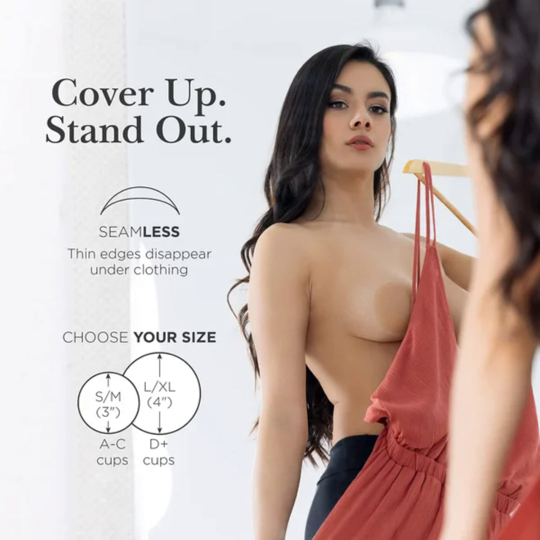 🏆80% off last day🏆 Go Braless! Seamless CAKE Covers (Latex-free and 100% Medical Silicone)