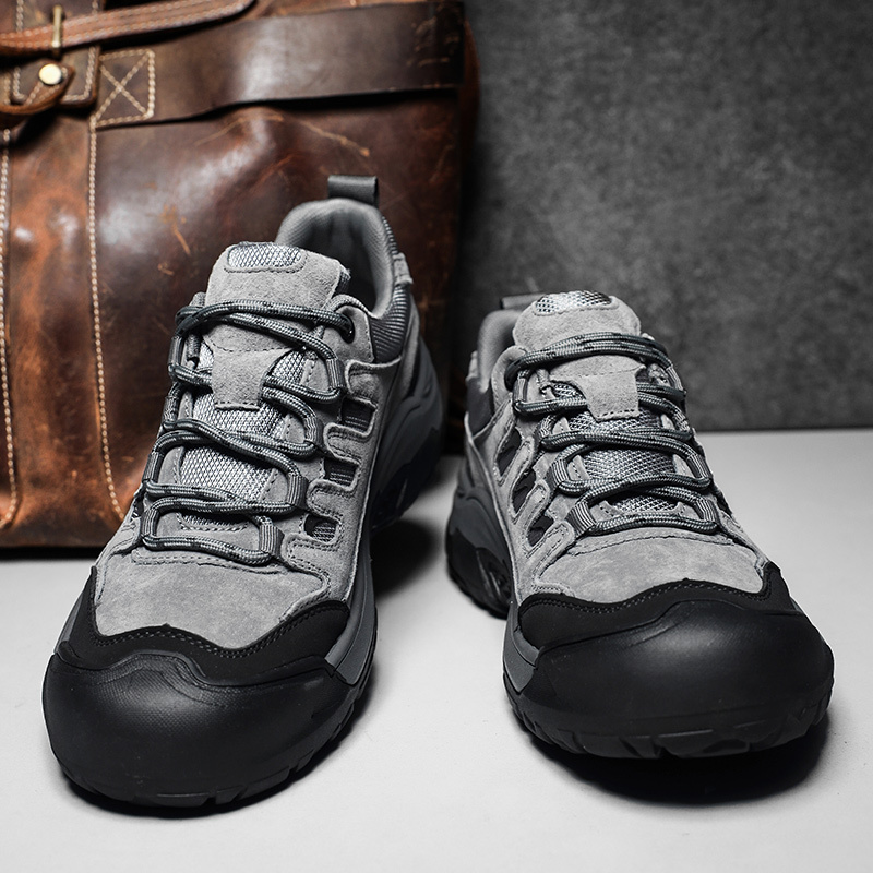 ⏰Limited Time Sale 70% OFF-Men's Orthopedic Arch Support Wide Toe Lightweight Hiking Shoes Waterproof Non-slip Scratch-Resistant Work Shoes, Ideal For Hike All Day with Comfort and Zero Fatigue