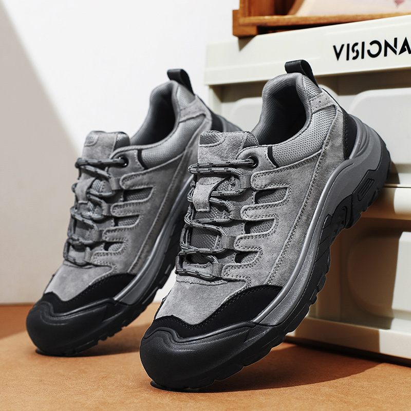 ⏰Limited Time Sale 70% OFF-Men's Orthopedic Arch Support Wide Toe Lightweight Hiking Shoes Waterproof Non-slip Scratch-Resistant Work Shoes, Ideal For Hike All Day with Comfort and Zero Fatigue