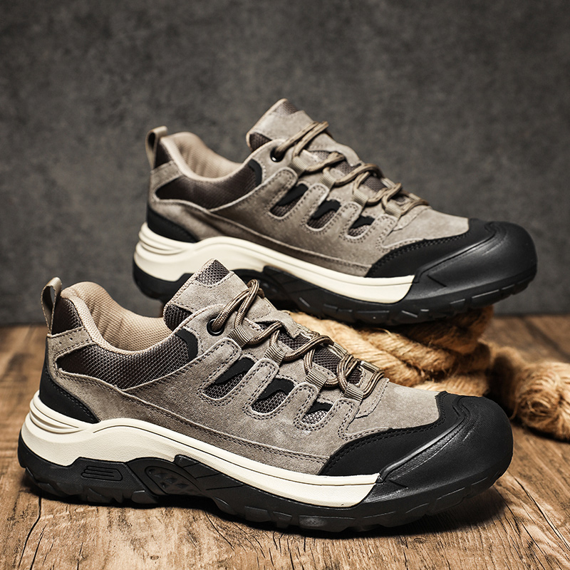 ⏰Limited Time Sale 70% OFF-Men's Orthopedic Arch Support Wide Toe Lightweight Hiking Shoes Waterproof Non-slip Scratch-Resistant Work Shoes, Ideal For Hike All Day with Comfort and Zero Fatigue