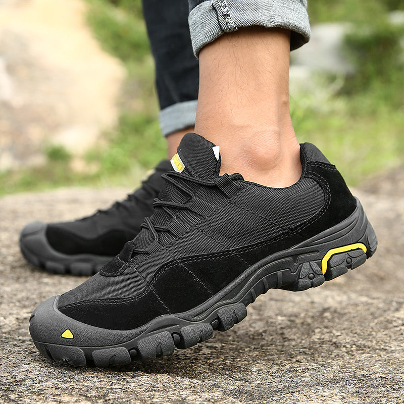 Men’s ASTM-Certified Steel Toe Work Shoes – Puncture-Resistant, Arch Support, Wide Toe Box, Breathable, Lightweight & Slip-Resistant