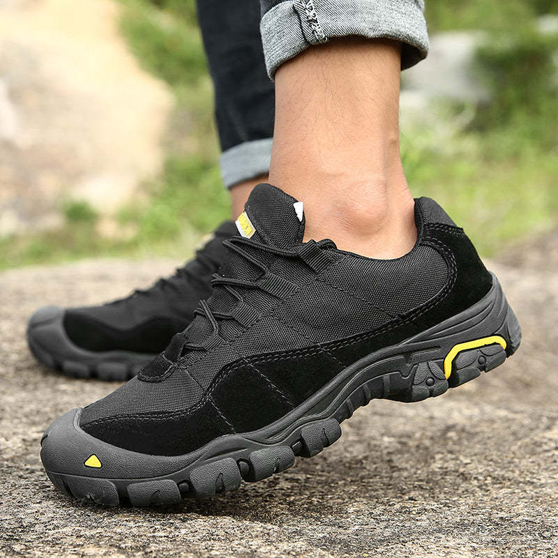 Men’s ASTM-Certified Steel Toe Work Shoes – Puncture-Resistant, Arch Support, Wide Toe Box, Breathable, Lightweight & Slip-Resistant