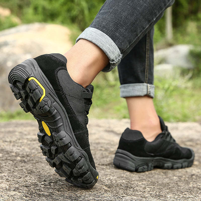 Men’s ASTM-Certified Steel Toe Work Shoes – Puncture-Resistant, Arch Support, Wide Toe Box, Breathable, Lightweight & Slip-Resistant