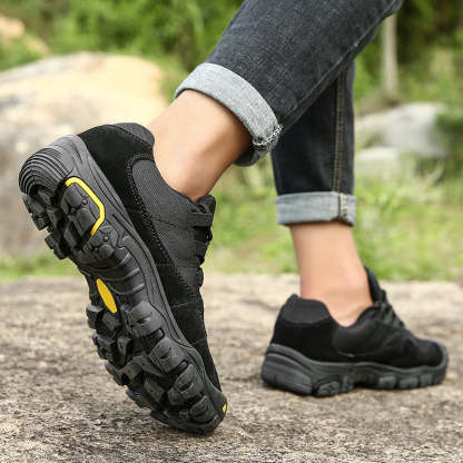 Men’s ASTM-Certified Steel Toe Work Shoes – Puncture-Resistant, Arch Support, Wide Toe Box, Breathable, Lightweight & Slip-Resistant