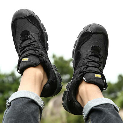 Men’s ASTM-Certified Steel Toe Work Shoes – Puncture-Resistant, Arch Support, Wide Toe Box, Breathable, Lightweight & Slip-Resistant