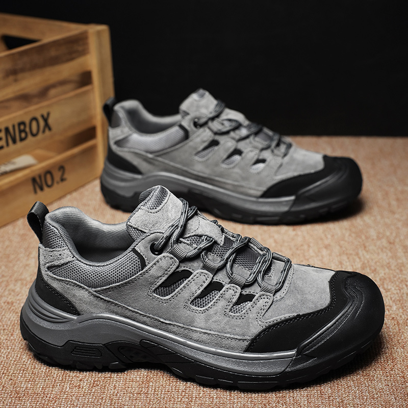 ⏰Limited Time Sale 70% OFF-Men's Orthopedic Arch Support Wide Toe Lightweight Hiking Shoes Waterproof Non-slip Scratch-Resistant Work Shoes, Ideal For Hike All Day with Comfort and Zero Fatigue