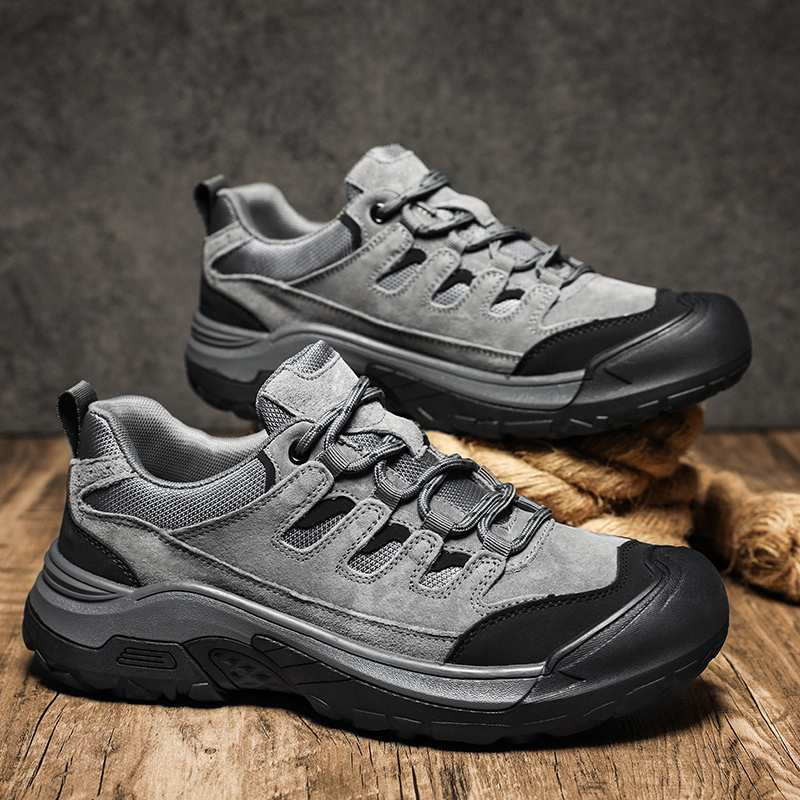 ⏰Limited Time Sale 70% OFF-Men's Orthopedic Arch Support Wide Toe Lightweight Hiking Shoes Waterproof Non-slip Scratch-Resistant Work Shoes, Ideal For Hike All Day with Comfort and Zero Fatigue