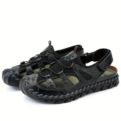 Closed-Toe Outdoor Sandals – Breathable Support for All-Day Walking