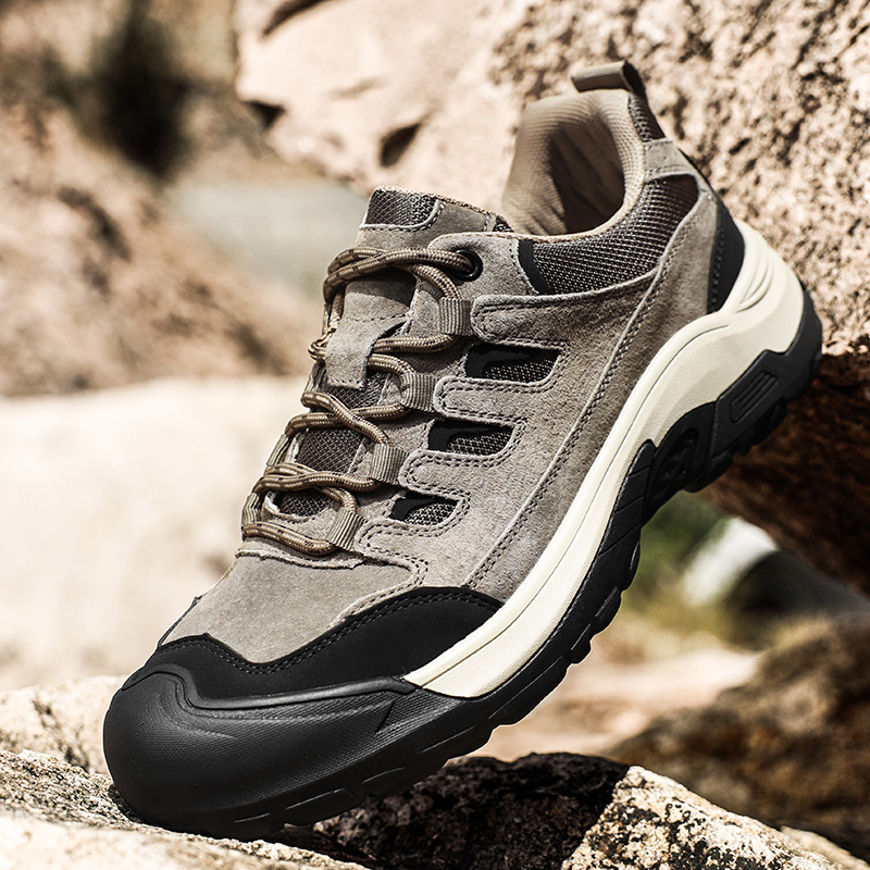 ⏰Limited Time Sale 70% OFF-Men's Orthopedic Arch Support Wide Toe Lightweight Hiking Shoes Waterproof Non-slip Scratch-Resistant Work Shoes, Ideal For Hike All Day with Comfort and Zero Fatigue