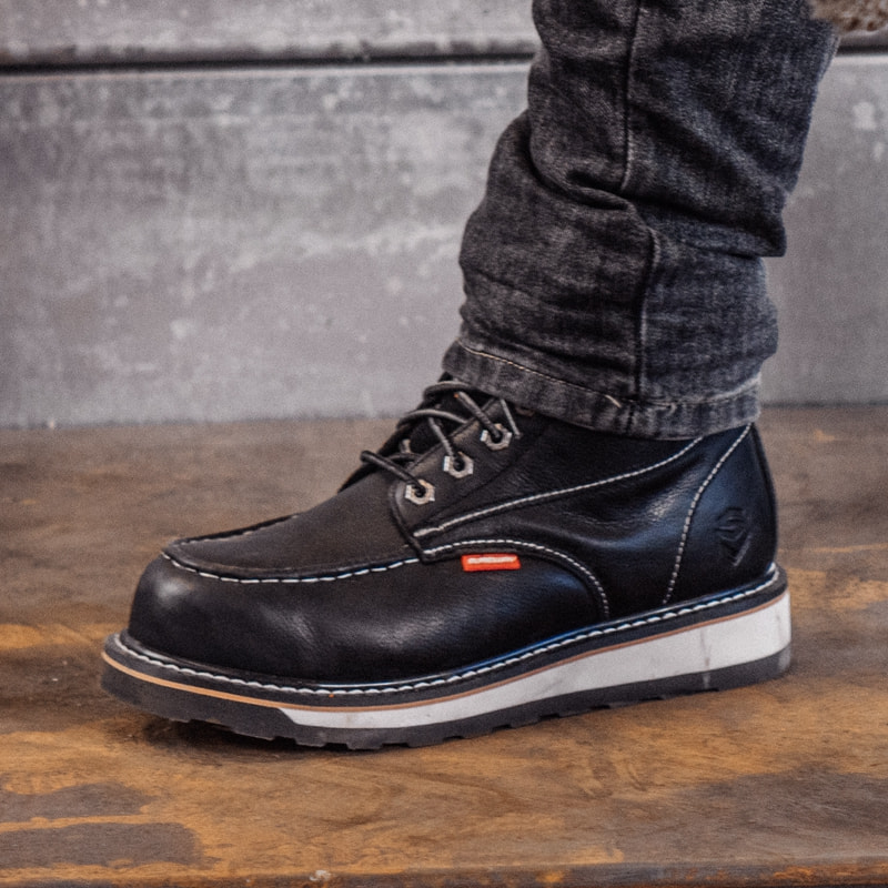 SUREWAY 6” Men's Heavy Duty Steel Toe Work Boots,EH Safety Industrial Construction Shoes