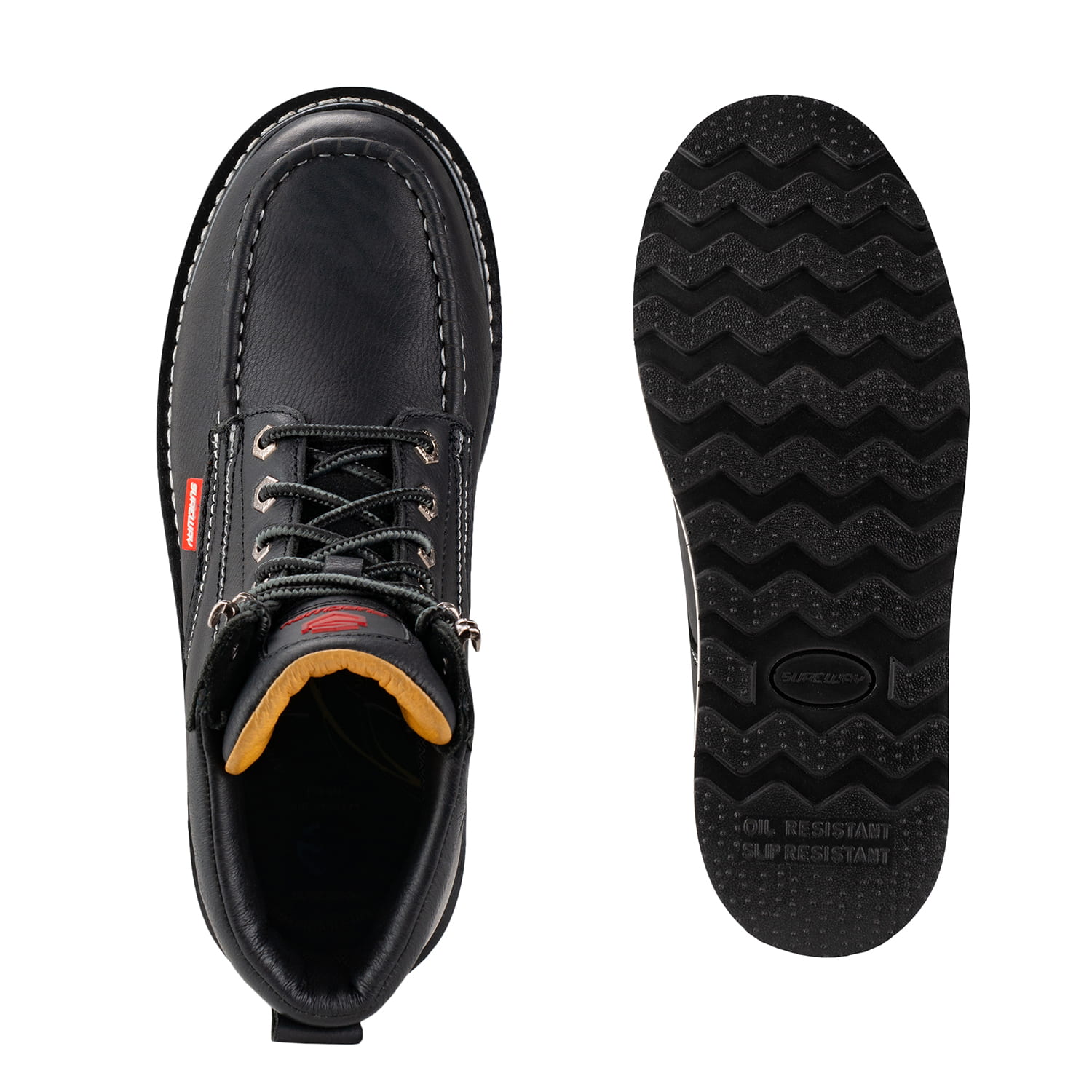 SUREWAY 6” Men's Heavy Duty Steel Toe Work Boots,EH Safety Industrial Construction Shoes