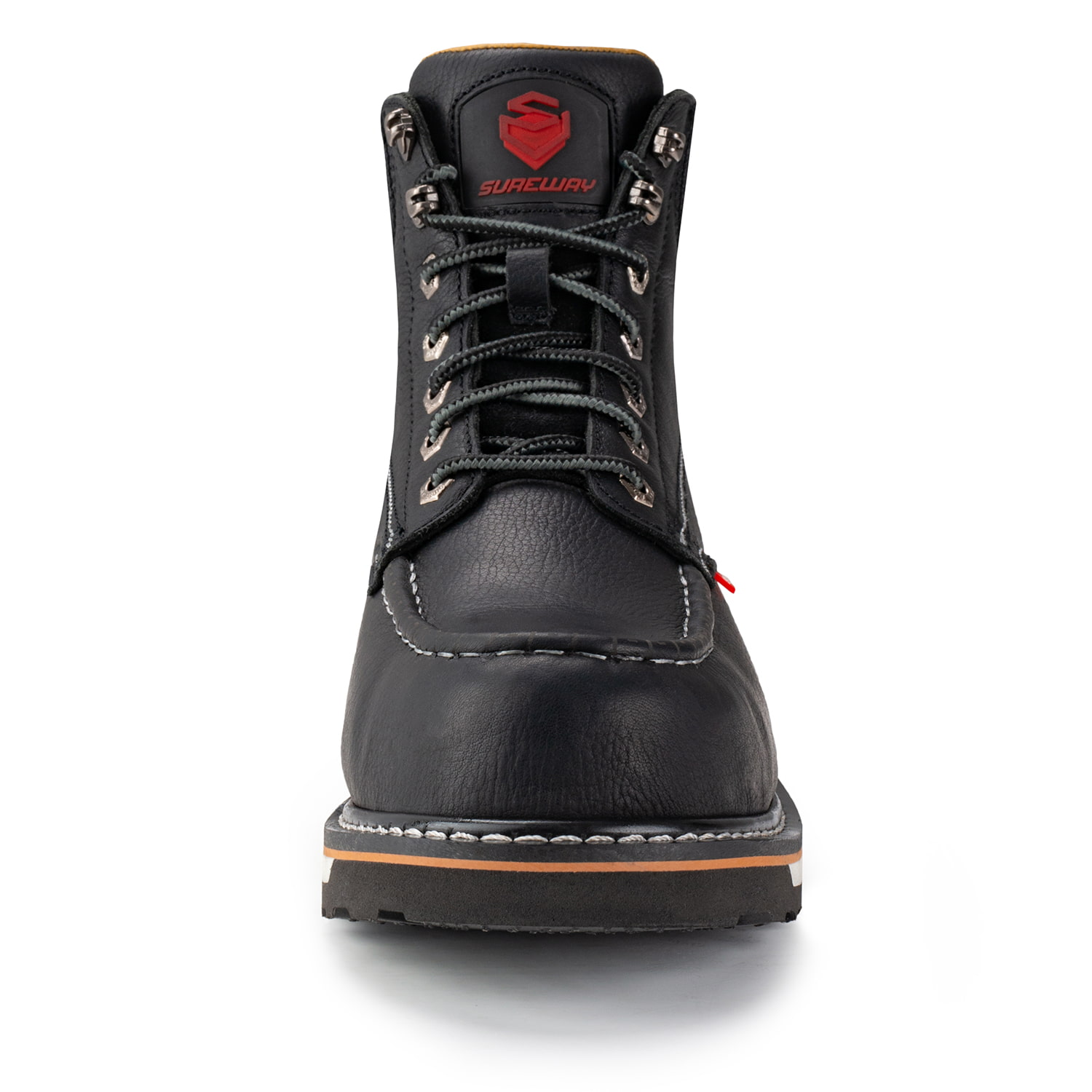 SUREWAY 6” Men's Heavy Duty Steel Toe Work Boots,EH Safety Industrial Construction Shoes