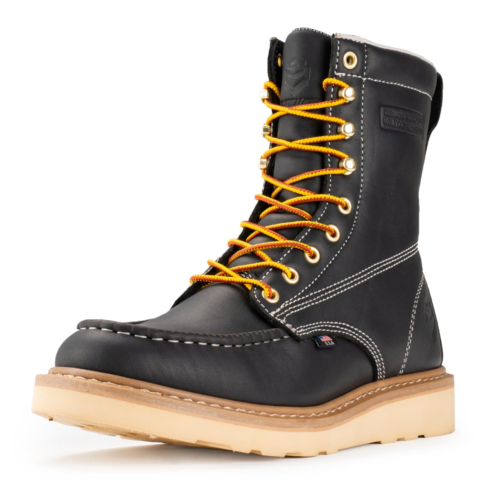 Wolverine 8 inch shop moc toe boots