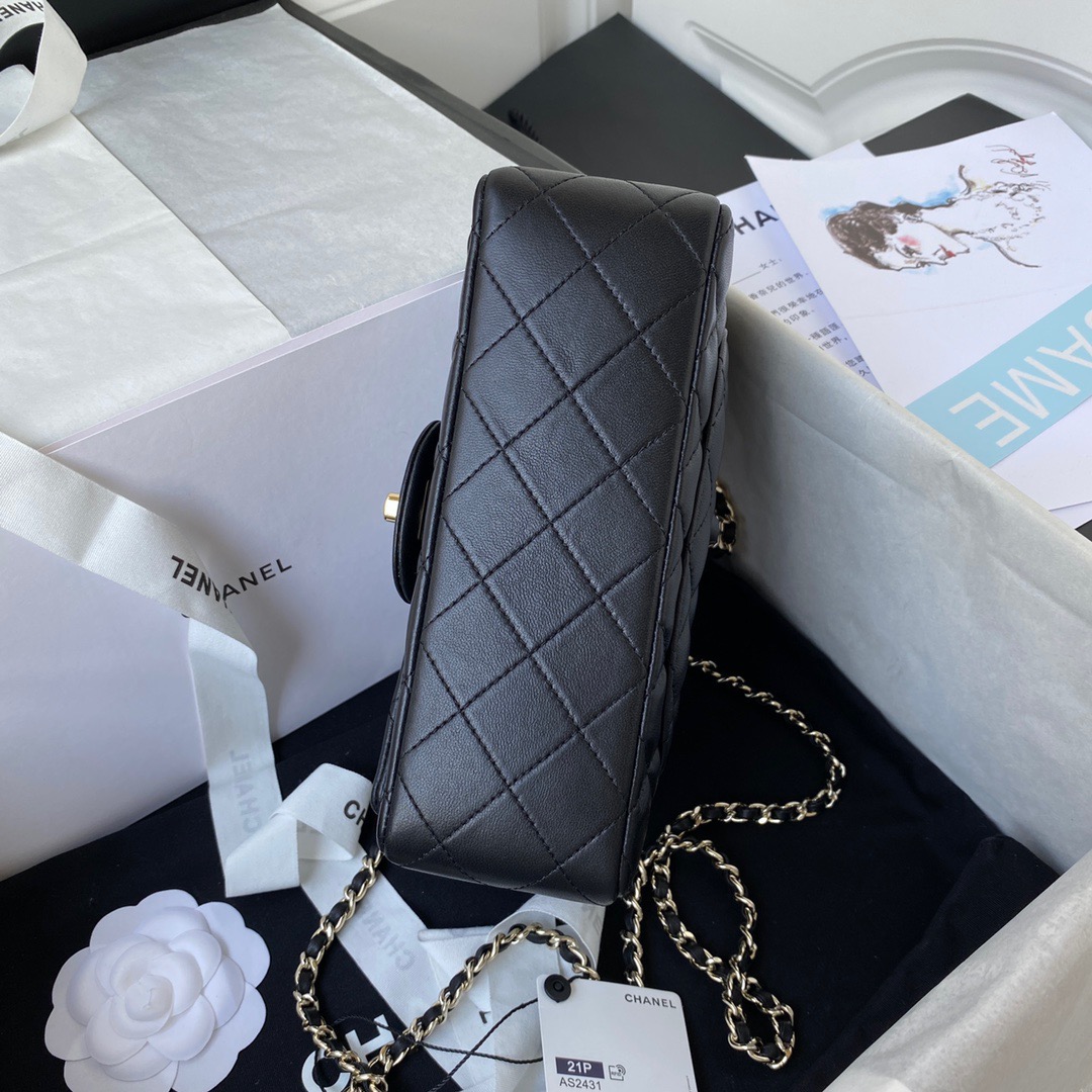 Chanel flap bag with handle