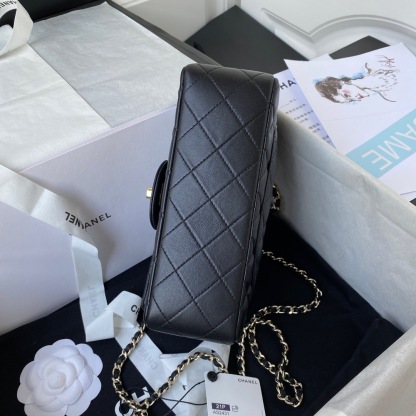 Chanel flap bag with handle