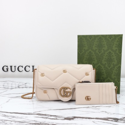 GG Marmont Small Shoulder Bag (with Card Holder)