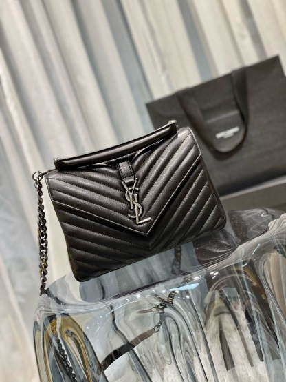 YSL COLLEGE MEDIUM IN QUILTED LEATHER