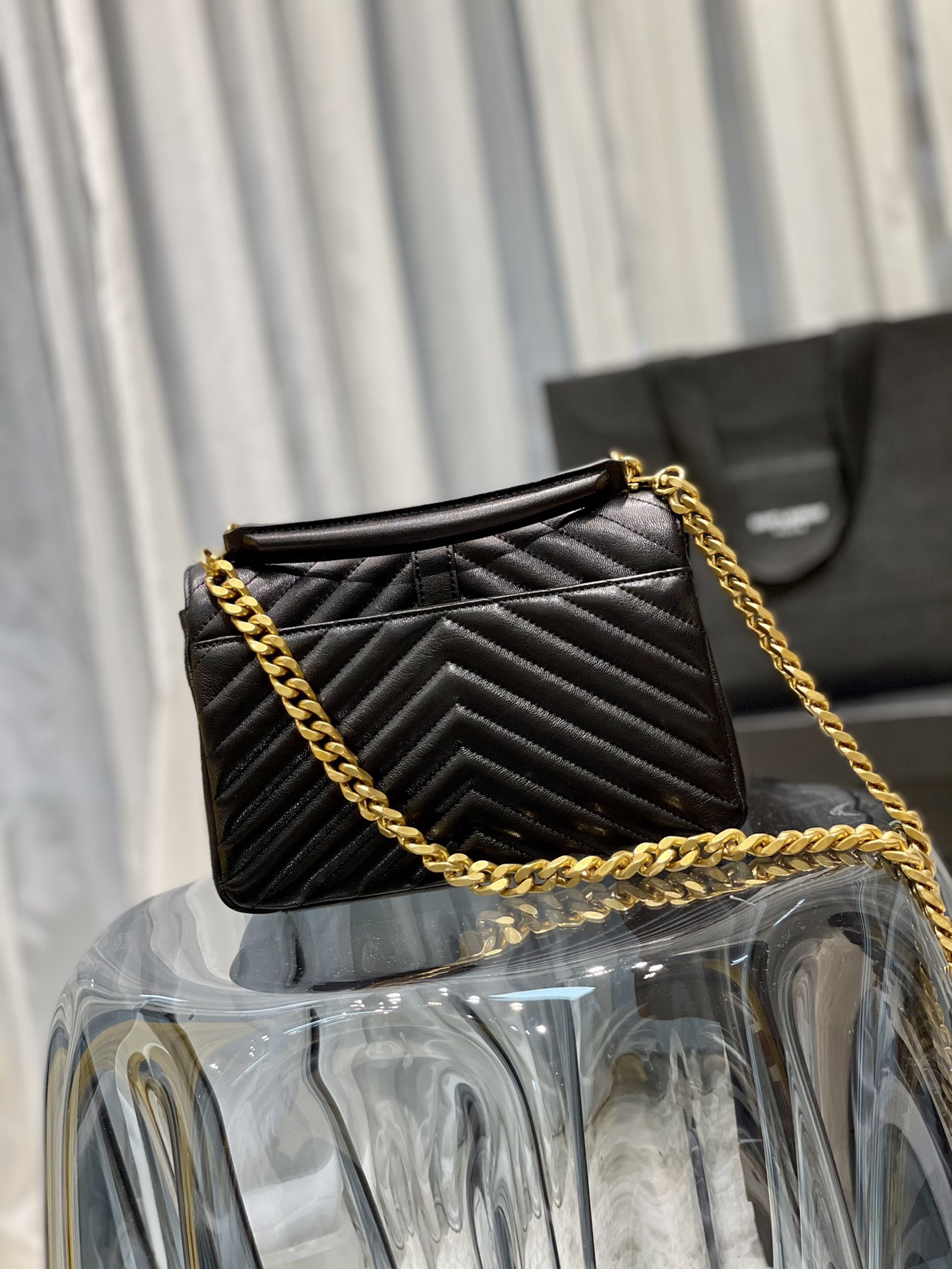 YSL COLLEGE MEDIUM IN QUILTED LEATHER