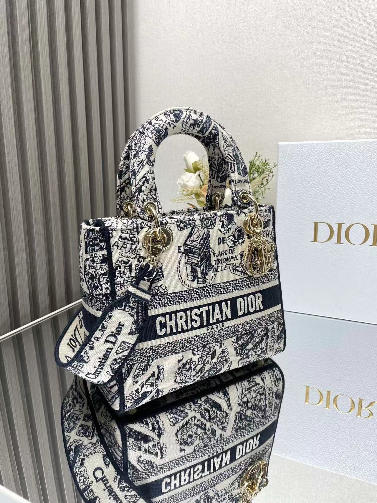 Christian Dior Medium Lady Dior Bag