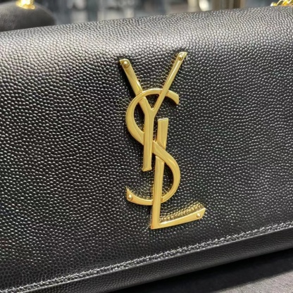 YSL KATE SMALL IN GRAIN DE POUDRE EMBOSSED LEATHER